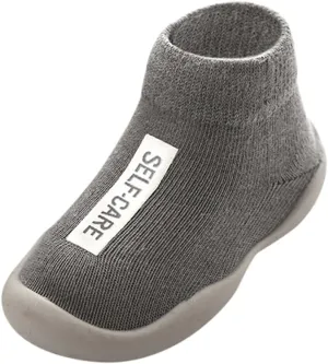 EnJoCho Flats for Children,Newborn InfantBaby Boys Girls Soft Sole Prewalker Warm Casual Flats Shoes for 0-12M (Gray-03#, 2-3 Years)