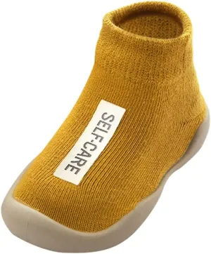 EnJoCho Flats for Children,Newborn InfantBaby Boys Girls Soft Sole Prewalker Warm Casual Flats Shoes for 0-12M (Yellow-03#, 2-3 Years)