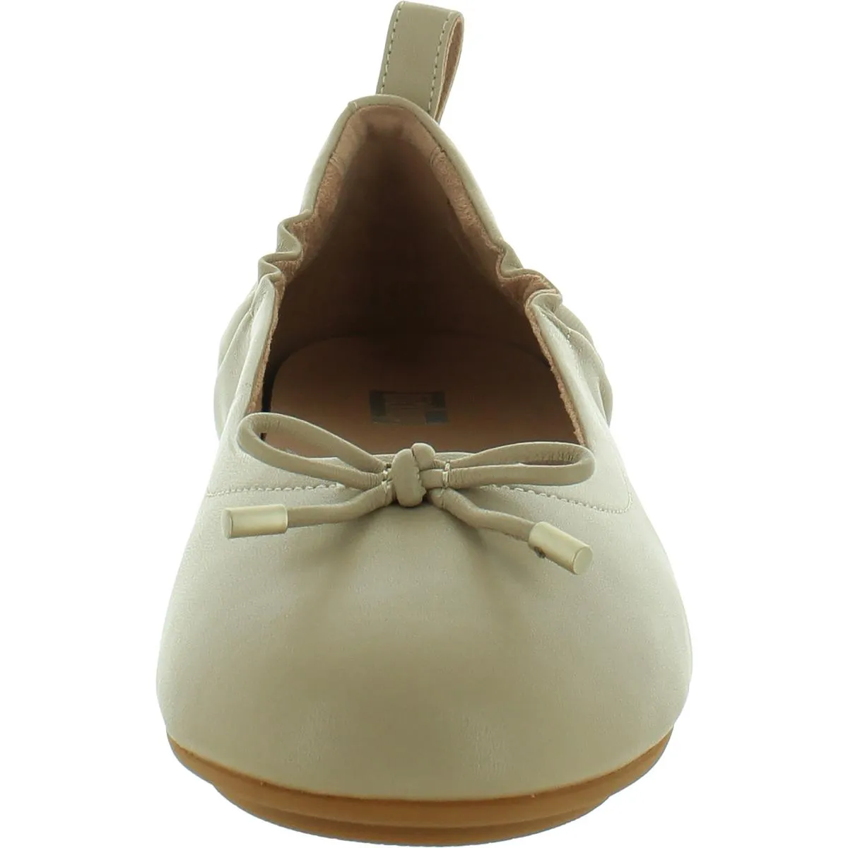 Fitflop Womens ALLEGRO BOW Leather Ballet Flats