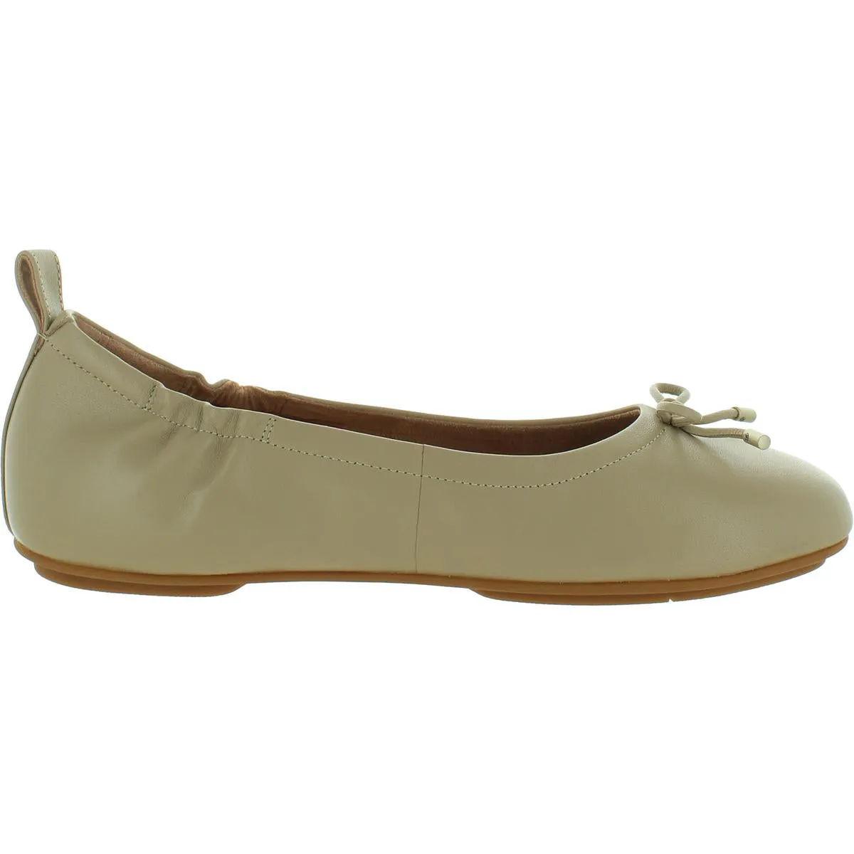 Fitflop Womens ALLEGRO BOW Leather Ballet Flats