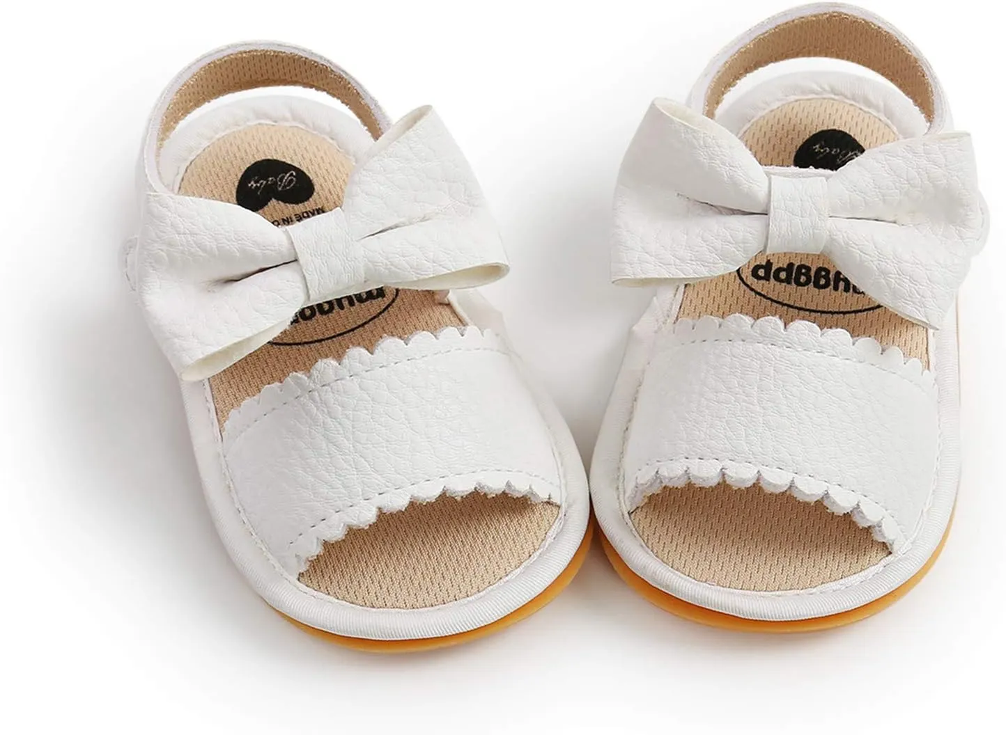 Girls Non-Slip Walking Shoes Baby Bow Boys Sandals Rubber Flat Soft Summer Sole Baby Shoes Baby Girl Boots