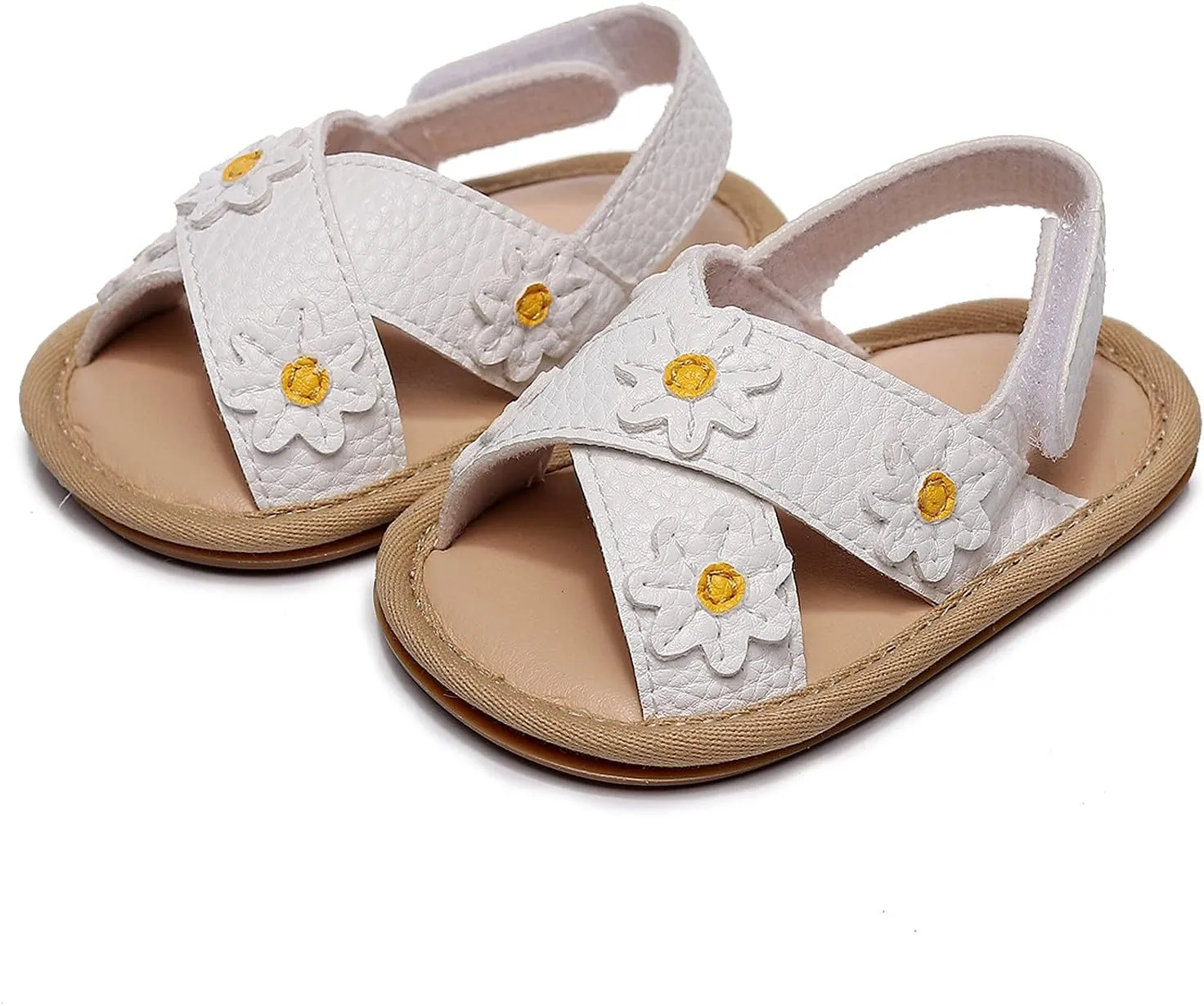Girls Sandals Soft Sole Flat Beach Shoes Toddler Infant Kids Baby First Walkers Shoes Open Toe Sandals