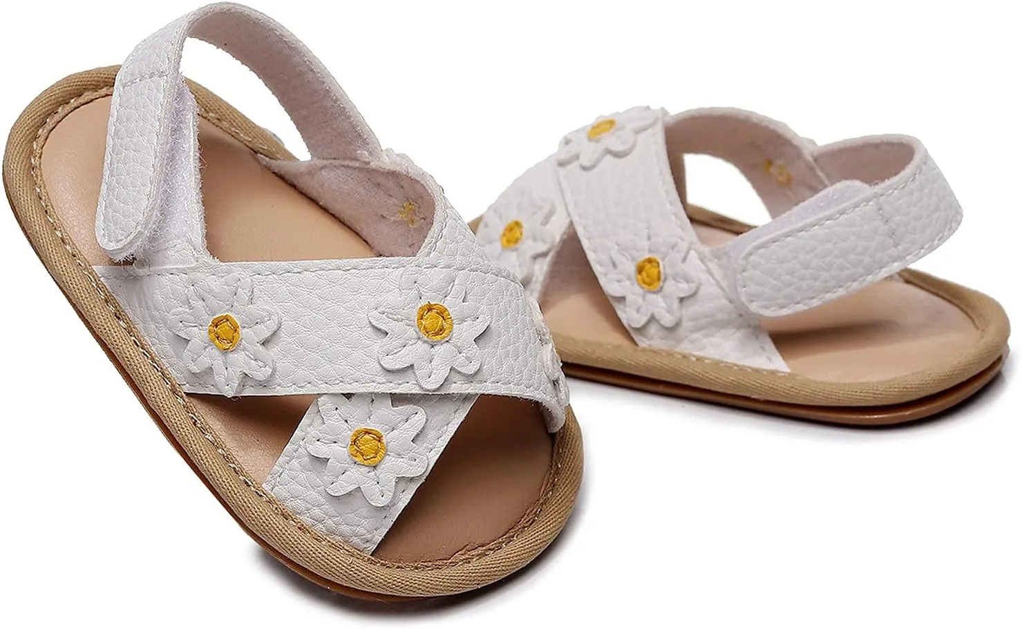 Girls Sandals Soft Sole Flat Beach Shoes Toddler Infant Kids Baby First Walkers Shoes Open Toe Sandals