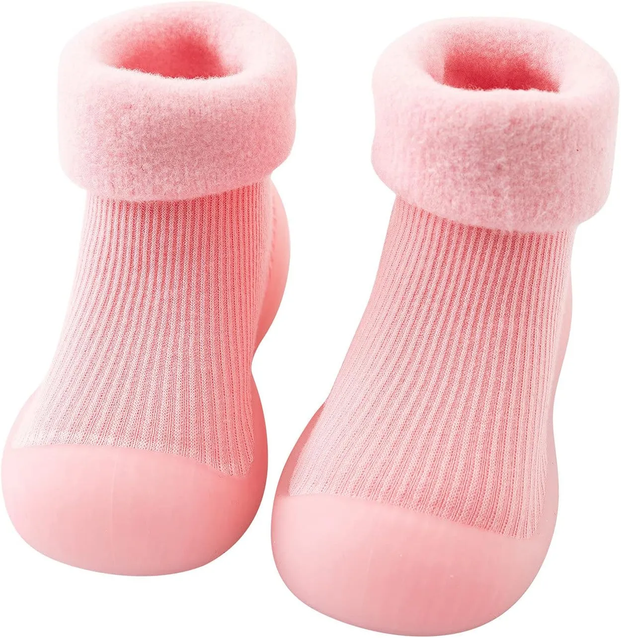 Home Slippers Boys Kids Toddler Baby Boys Girls Solid Warm Knit Soft Sole Rubber Shoes Baby Size 3 Sandals
