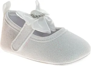 Josmo Baby Girl Dress Sandals Soft Sole Summer Flats Bowknot Crib Shoes for Newborns & First Walkers Size 2-4 Infant