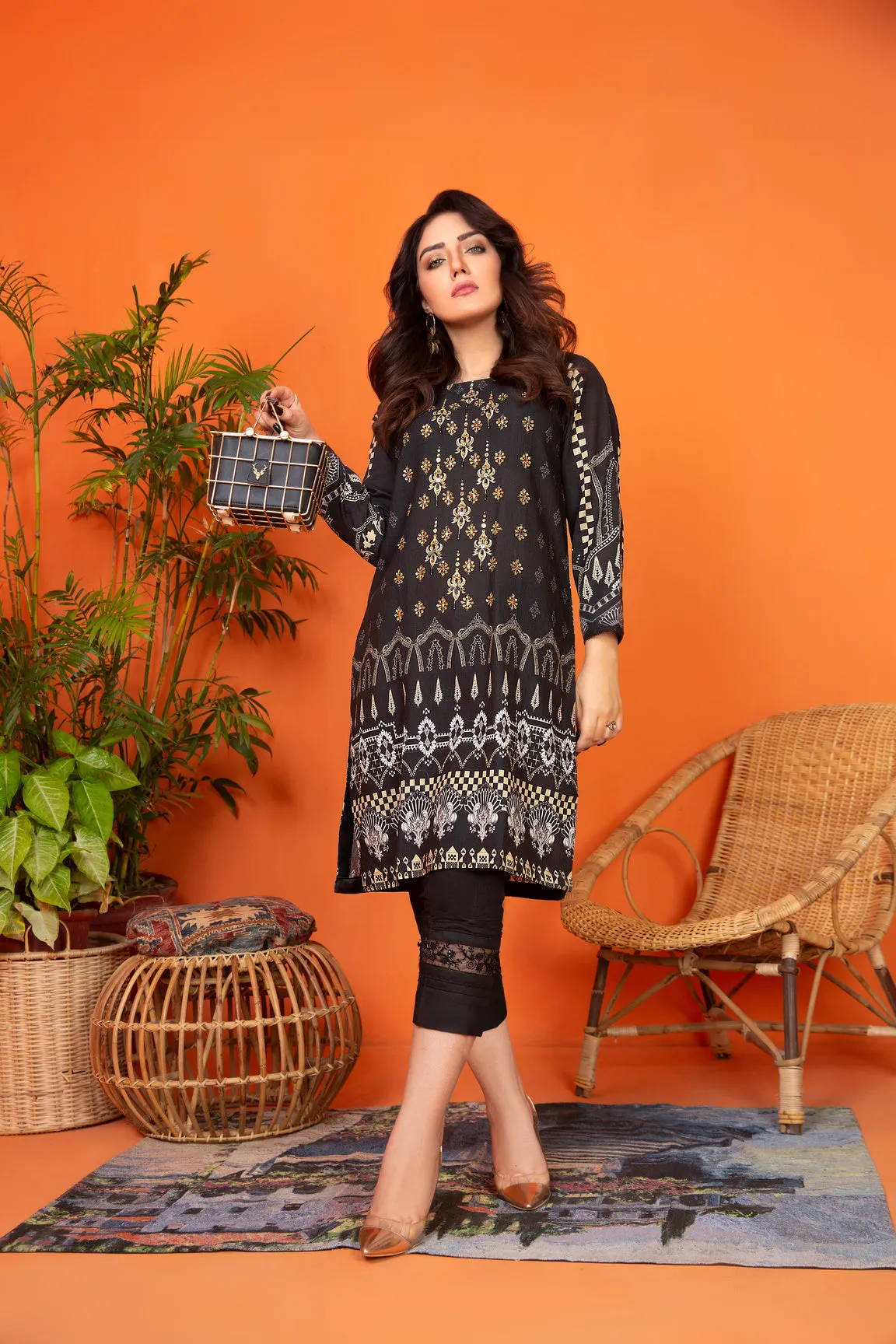 Khadar 2 Pcs Hand Work Ready to Wear Dress by Zaiwa 04