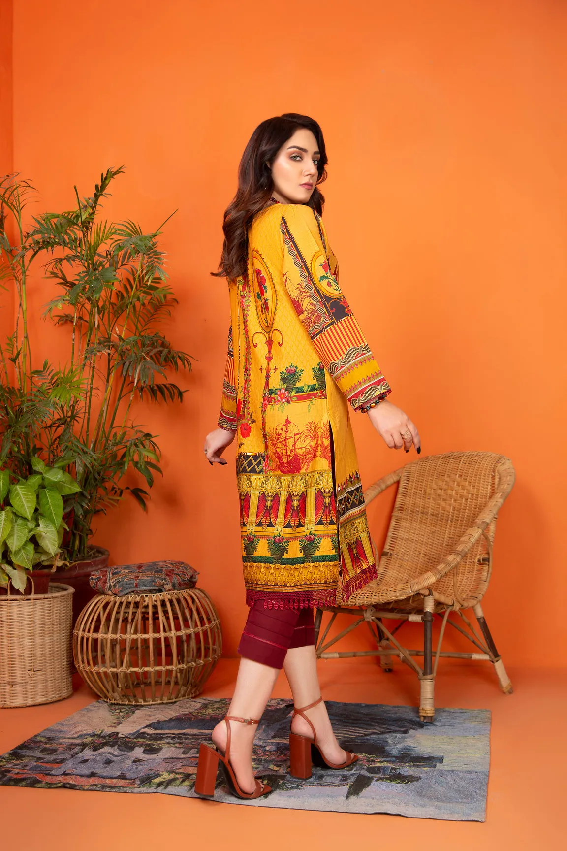 Khadar 2 Pcs Hand Work Ready to Wear Dress by Zaiwa 05