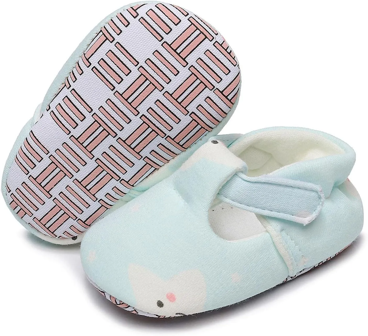 Kids Cotton Soft Sandals Indoor Casual Breathable Light Shoes Baby Boys Girls First Walking Ankle Cute Comfy Sneaker