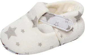 Kids Cotton Soft Sandals Indoor Casual Breathable Light Shoes Baby Boys Girls First Walking Ankle Cute Comfy Sneaker