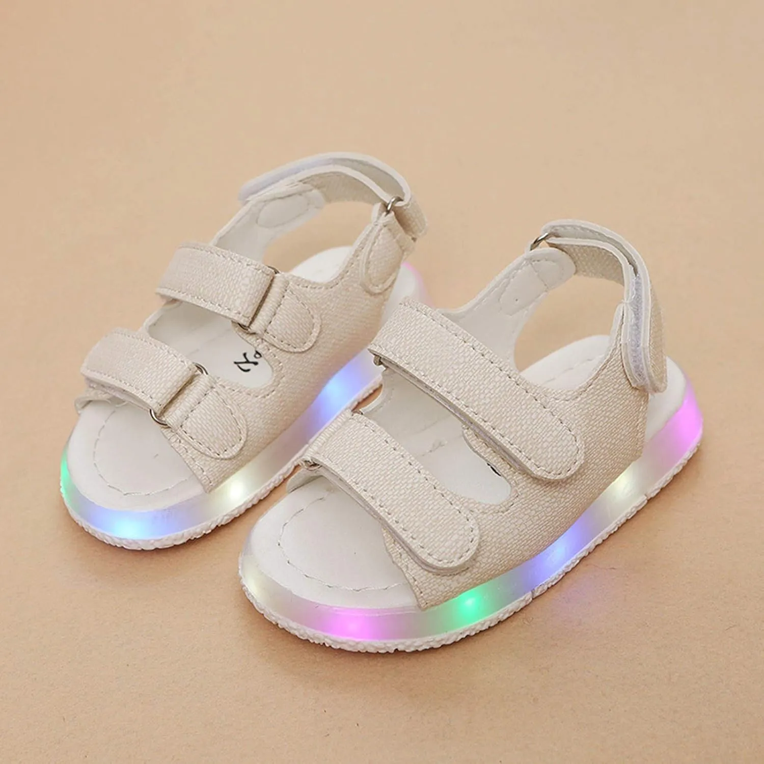 Light Up Sandals for Baby First Walking Shoes Beach Sneakers with LED Lights Boys Girls Summer Sandals Outdoor Shoes