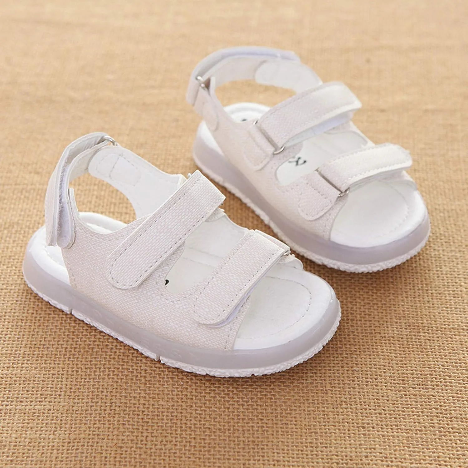 Light Up Sandals for Baby First Walking Shoes Beach Sneakers with LED Lights Boys Girls Summer Sandals Outdoor Shoes