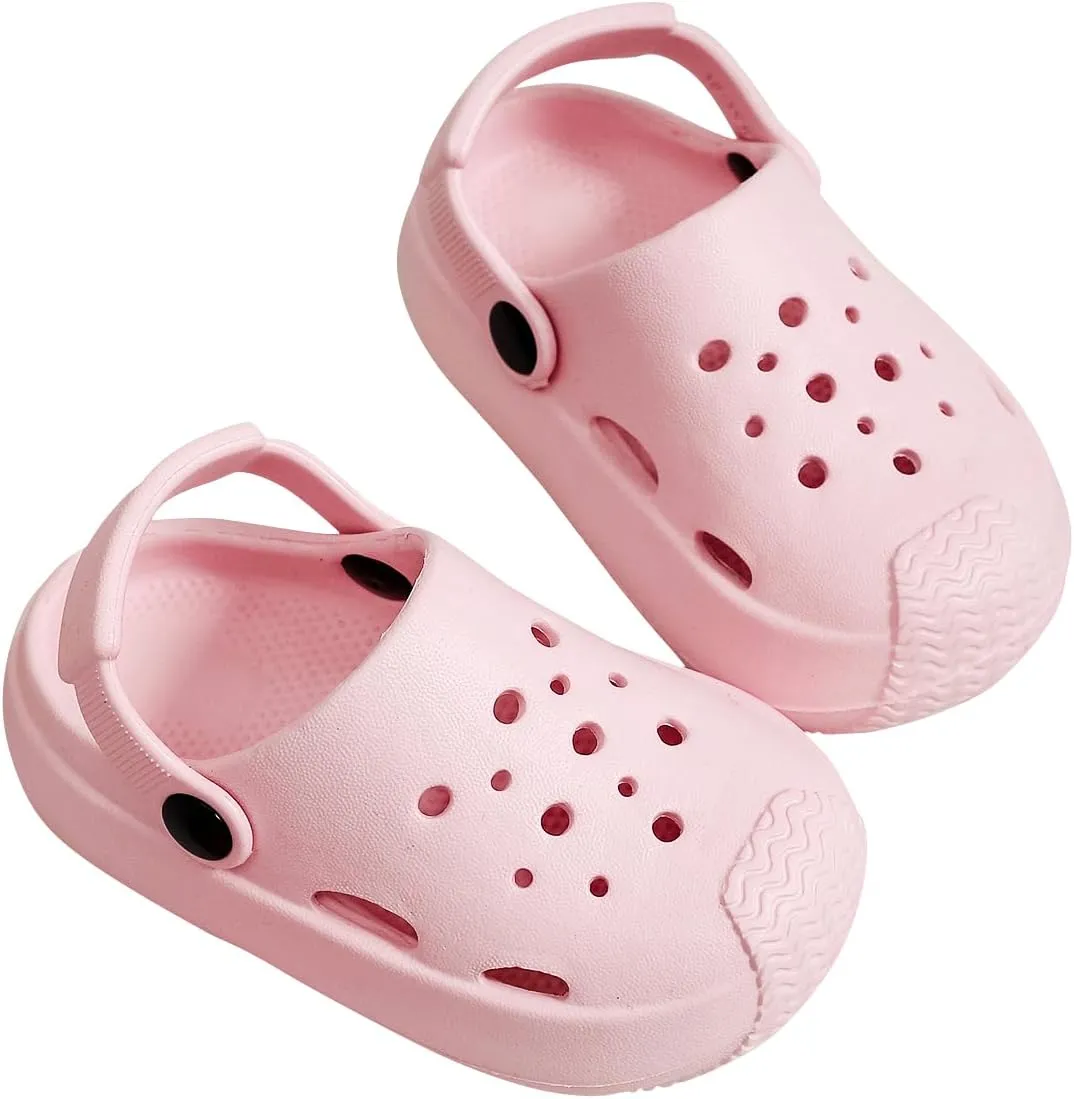 Little Kids Clogs Toddler Girls Boys Sandals Cute Garden Clogs Water Shoes Slip on Beach Pool Slides Slippers