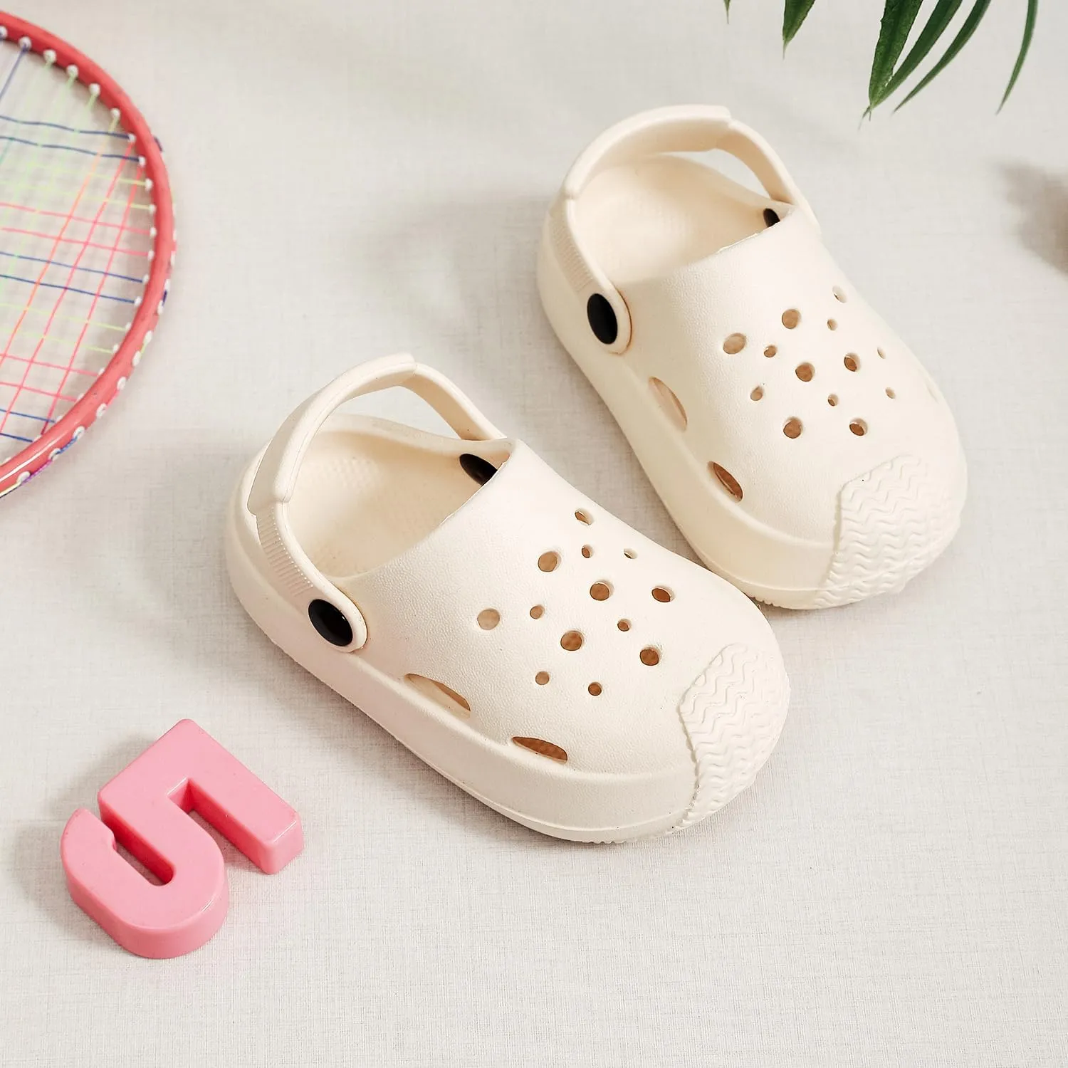 Little Kids Clogs Toddler Girls Boys Sandals Cute Garden Clogs Water Shoes Slip on Beach Pool Slides Slippers