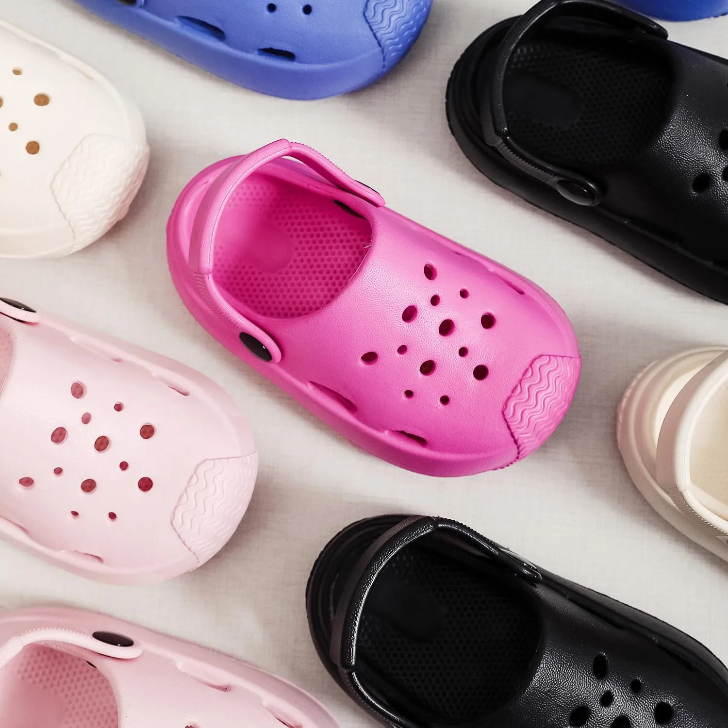 Little Kids Clogs Toddler Girls Boys Sandals Cute Garden Clogs Water Shoes Slip on Beach Pool Slides Slippers