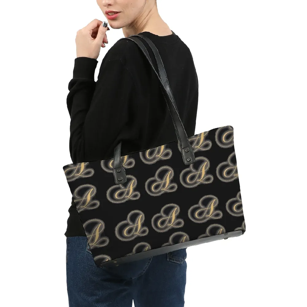 Nations of A with black background.jpg Stylish Tote