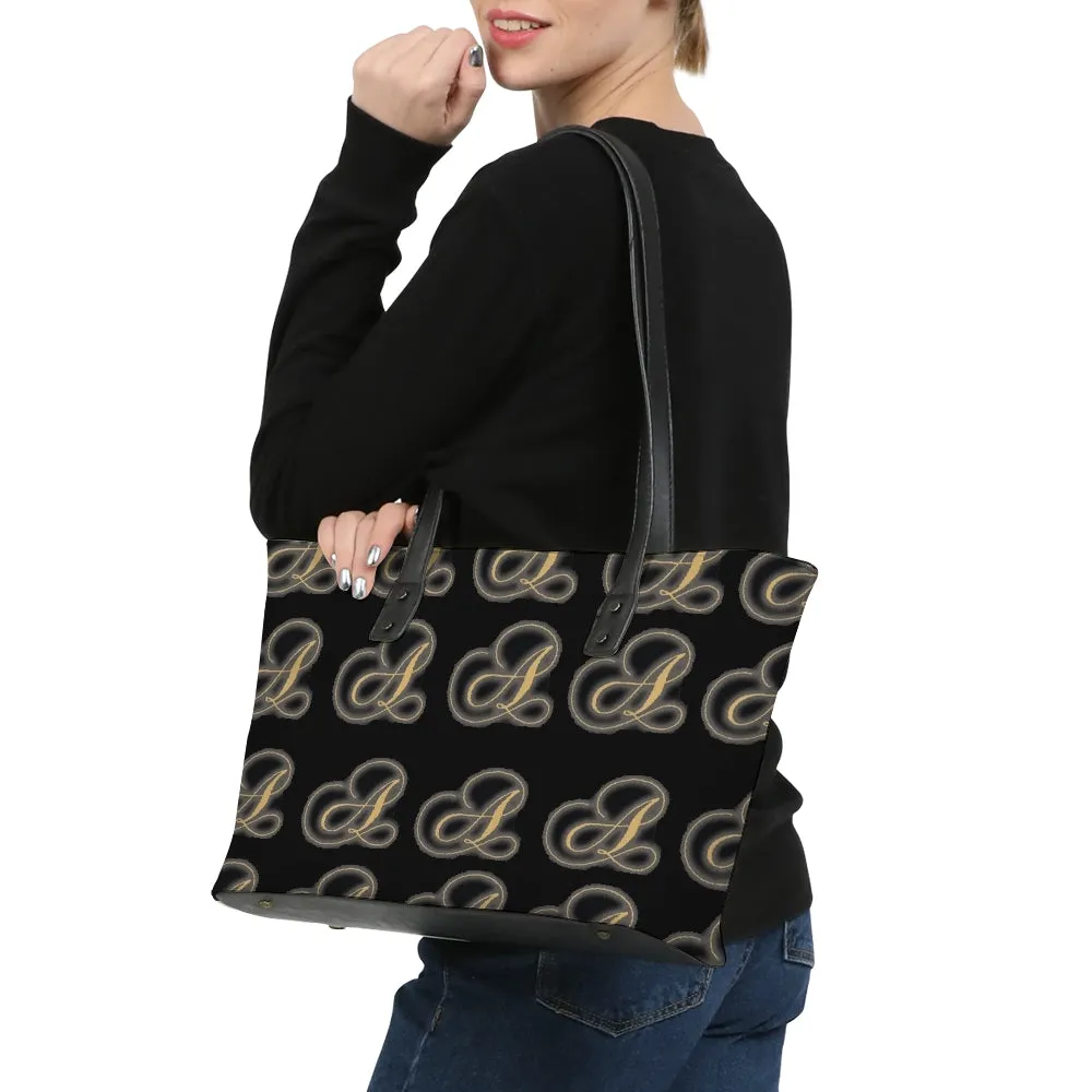 Nations of A with black background.jpg Stylish Tote