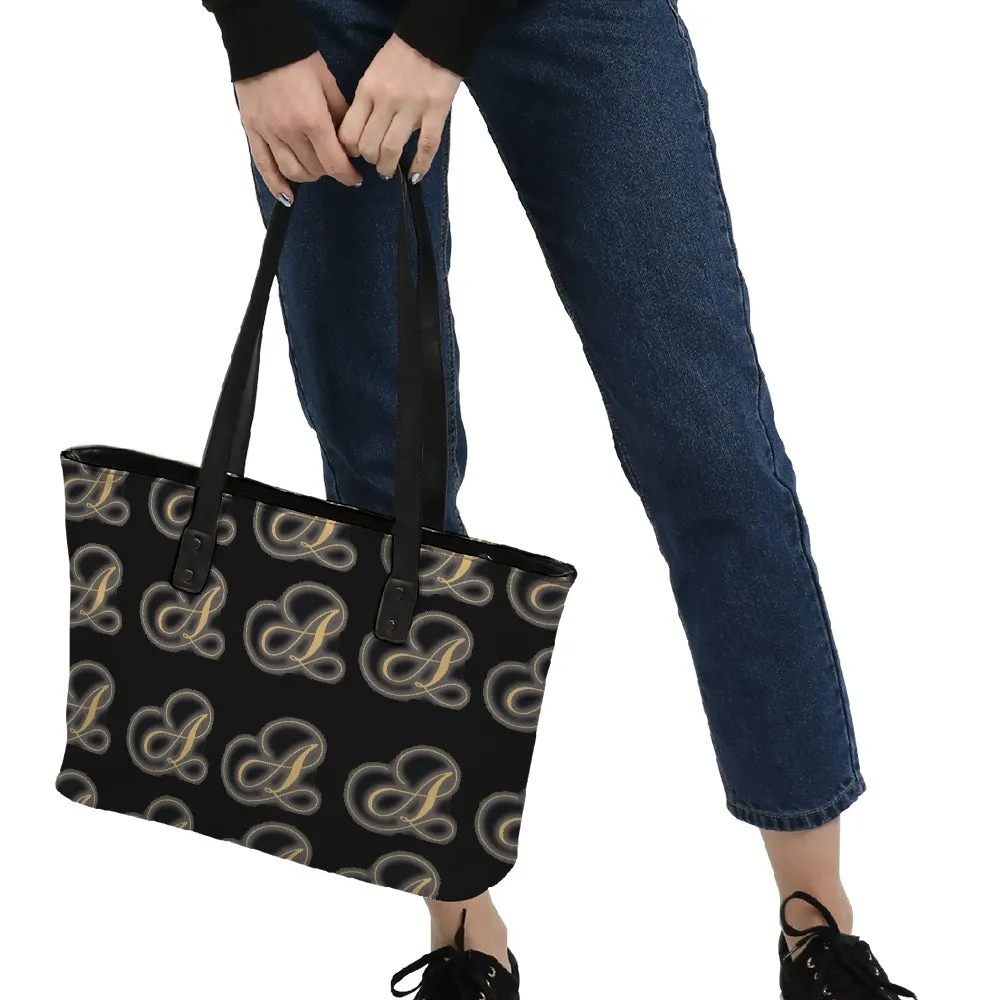 Nations of A with black background.jpg Stylish Tote
