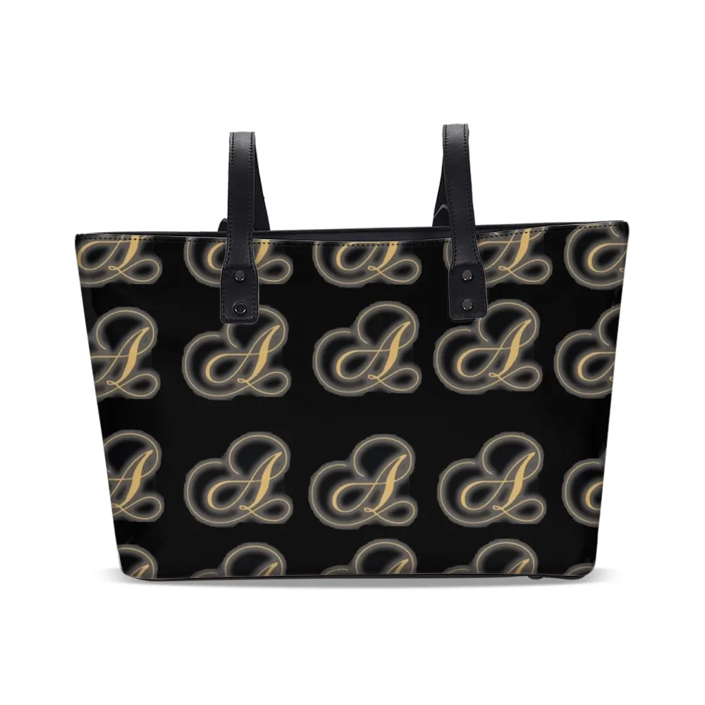 Nations of A with black background.jpg Stylish Tote
