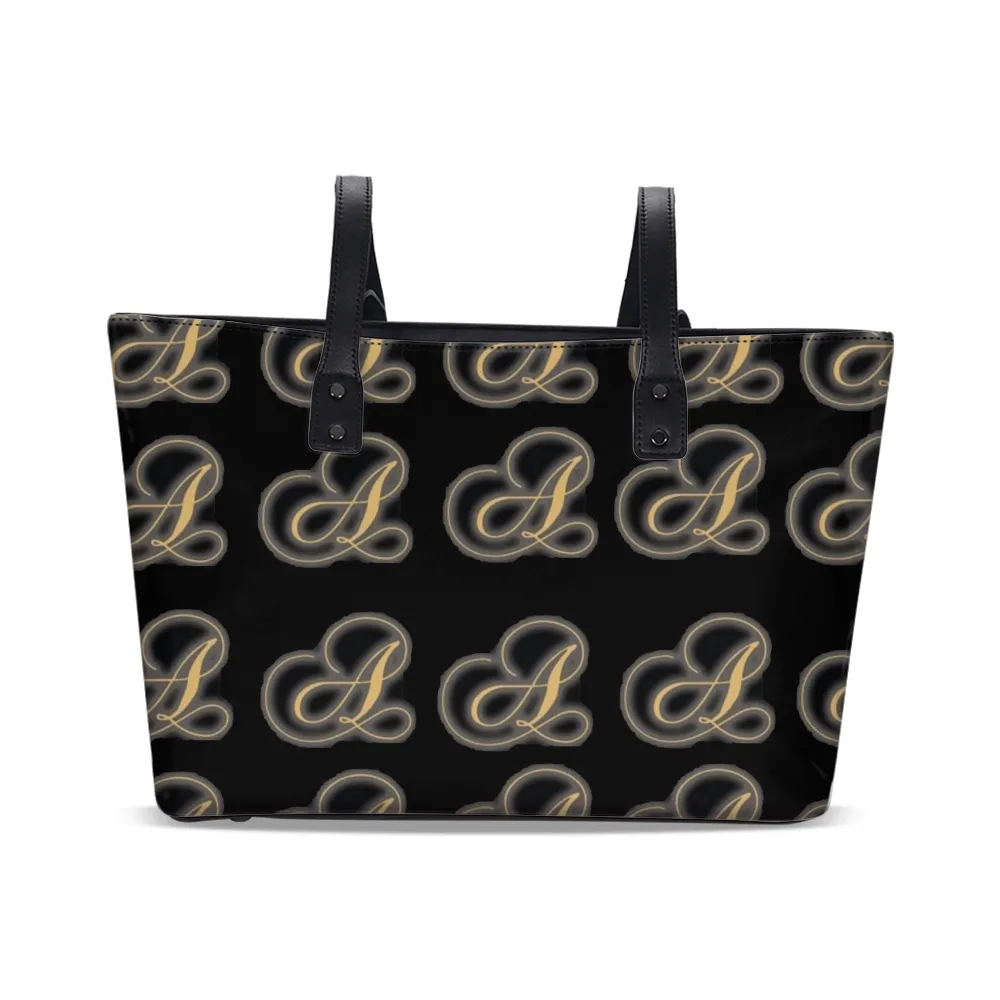 Nations of A with black background.jpg Stylish Tote