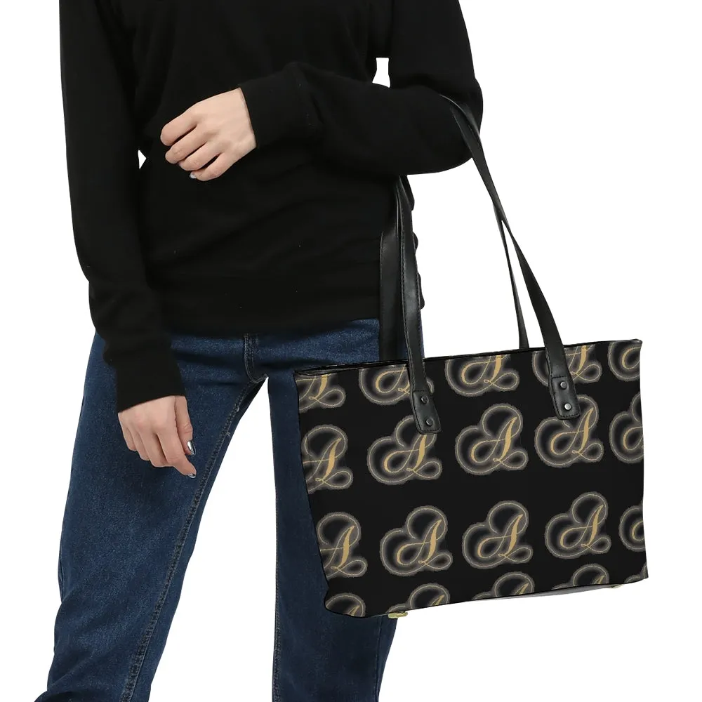 Nations of A with black background.jpg Stylish Tote