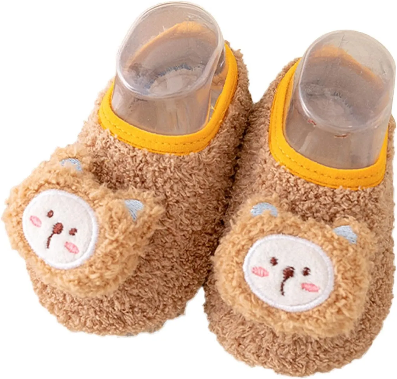 Newborn Baby Boy Girl Soft Fleece Slippers Infant Socks Shoe Non kid Toddler First Walk Shoes