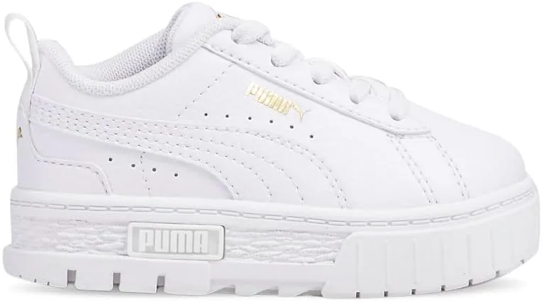 PUMA Mayze LTH AC (Toddler) Puma White/Puma Team Gold 6 Toddler M