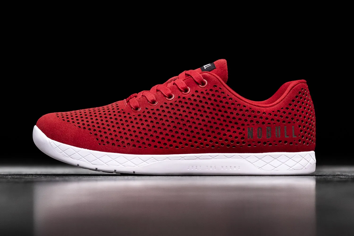 RACING RED SUEDE TRAINER (WOMEN'S)