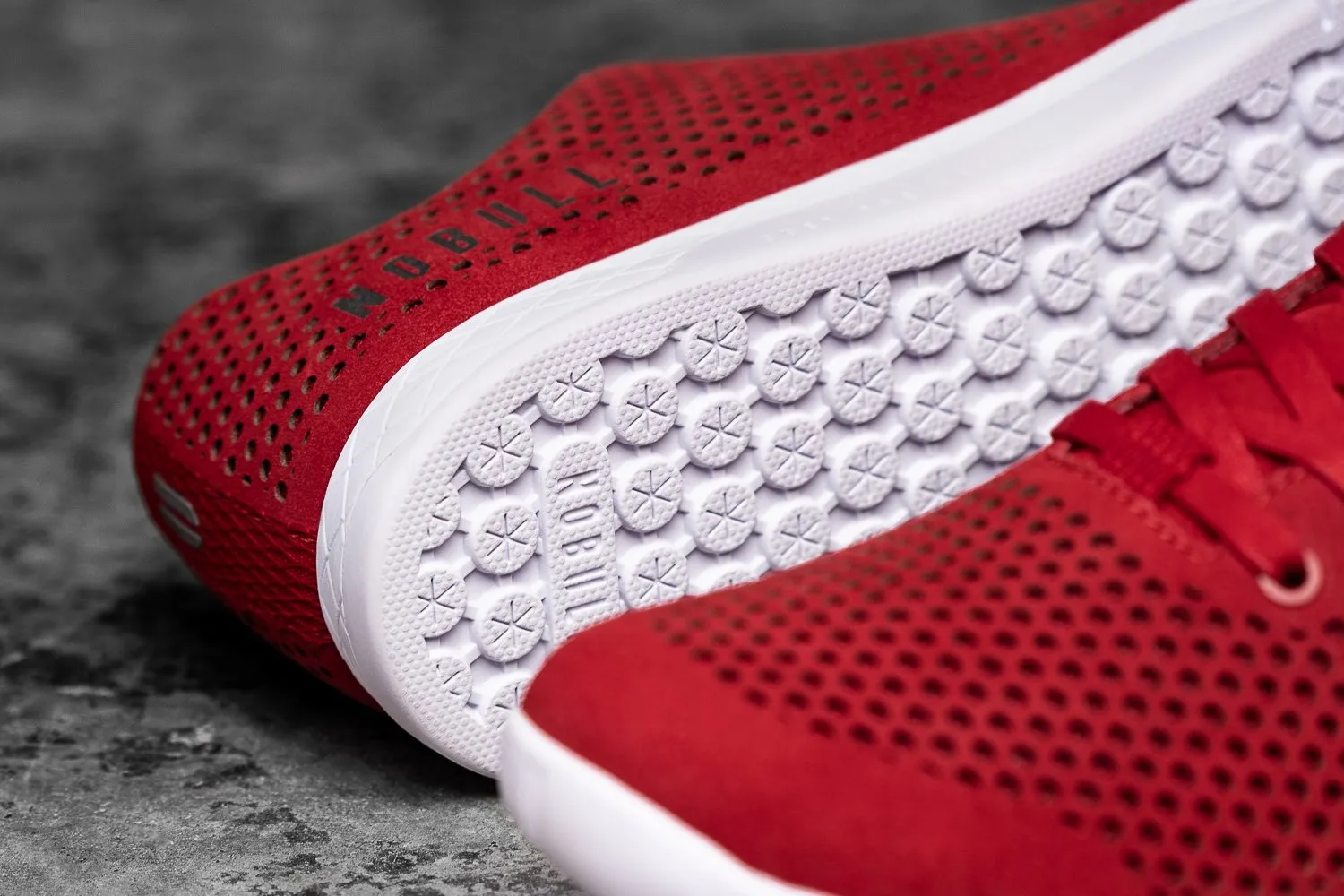 RACING RED SUEDE TRAINER (WOMEN'S)