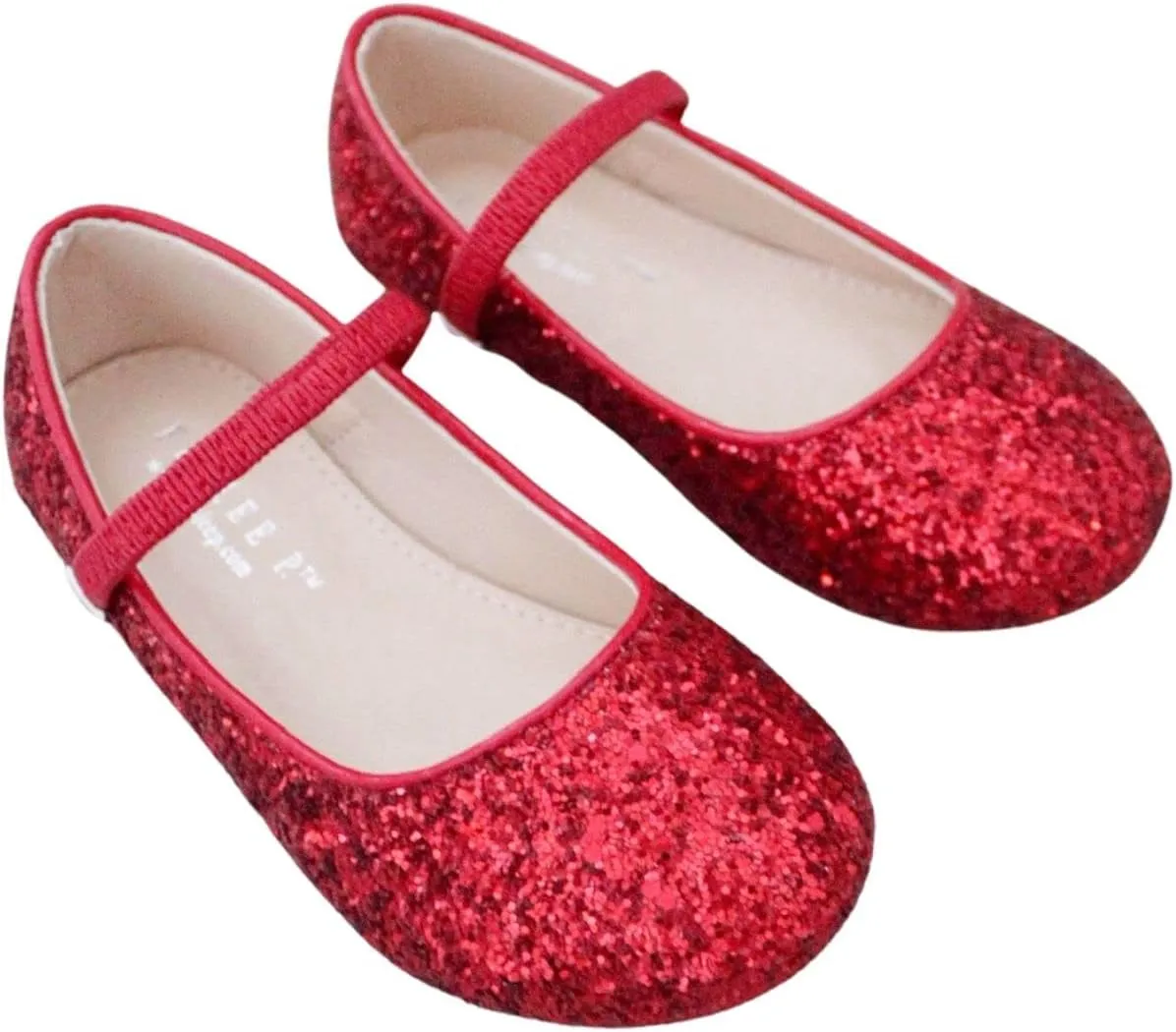 Rock Glitter Mary Jane Ballet Flats, Flower Girls Shoes, Toddler Girls, Party Shoes, Birthday Flats