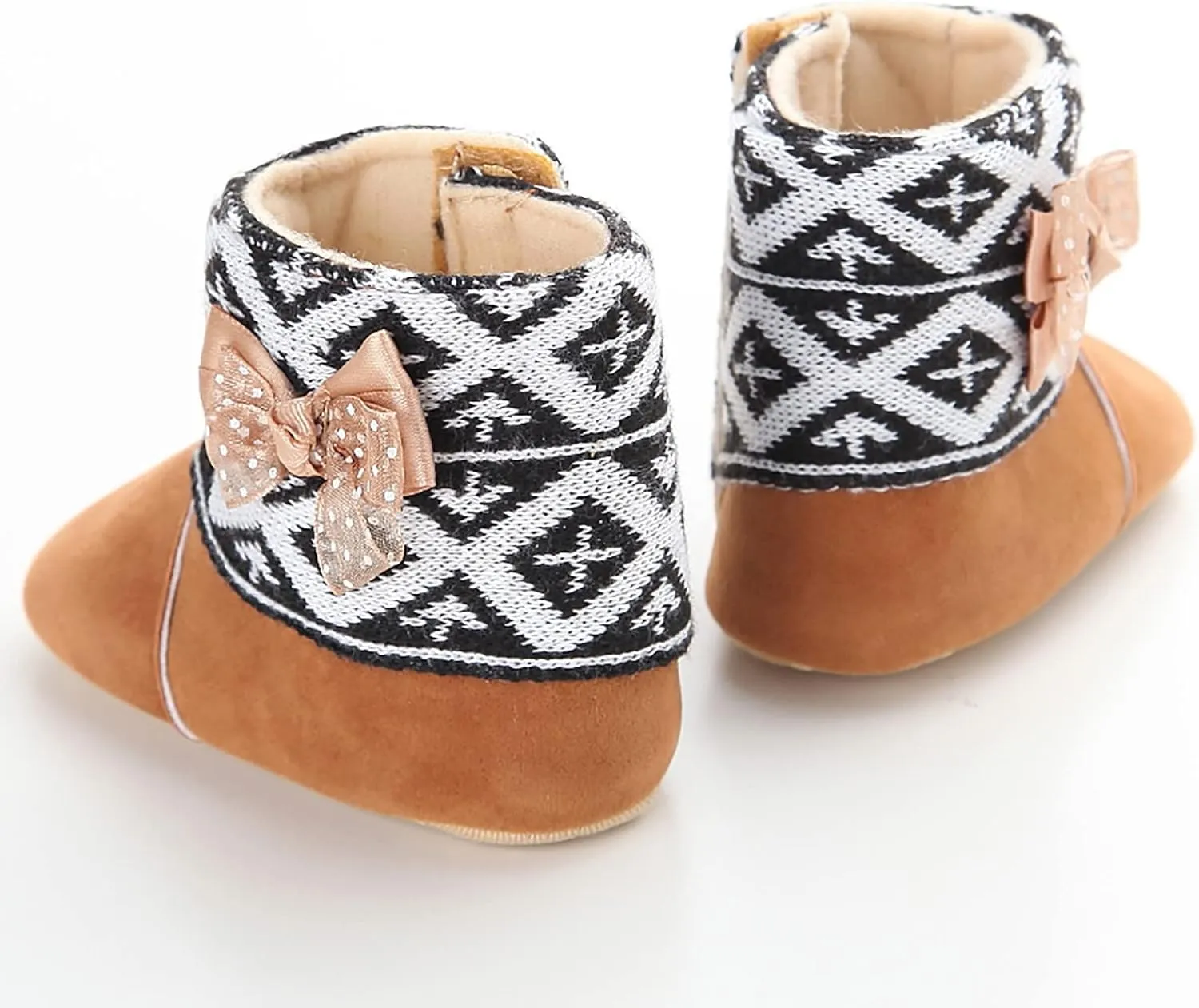 Size 7 Toddler Shoes Christmas Snowflake Print Shoes Baby Girls Boys Soft Toddler Baby Boy's Leather Sneaker