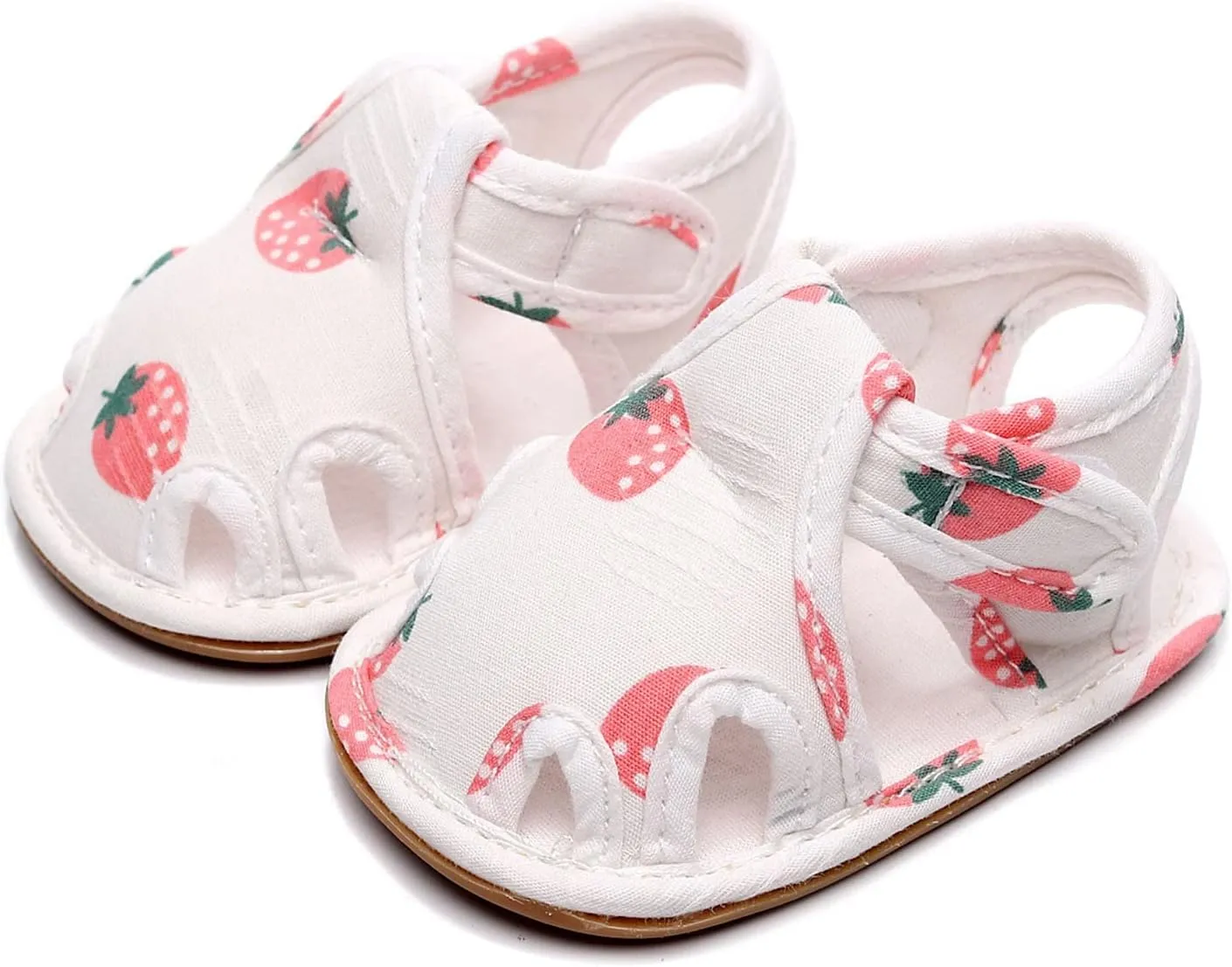 Slippers for Baby Girl Infant Toddler Shoes Soft Sole Non Slip Toddler Floor Shoes Fruit Strawberry Apparel