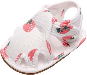 Slippers for Baby Girl Infant Toddler Shoes Soft Sole Non Slip Toddler Floor Shoes Fruit Strawberry Apparel