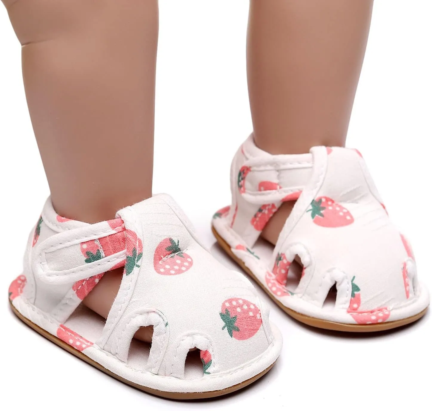 Slippers for Baby Girl Infant Toddler Shoes Soft Sole Non Slip Toddler Floor Shoes Fruit Strawberry Apparel