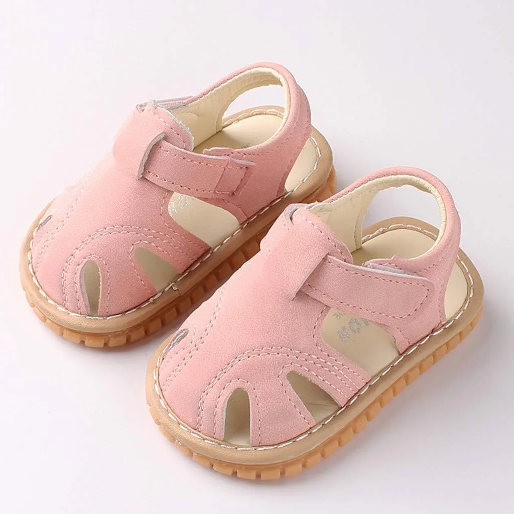 Sneaker for Baby Girl Shoes Boys Baby Girls Soft First Sandals Walkers Roman Sole Shoes Hard Sole Baby Shoes