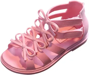 Toddler Boys Girls Sandals Shoes Baby Kids Children Cute Candy Slip On Hollow Out Non-slip Soft Sole Beach Shoes U-387 Pink 12