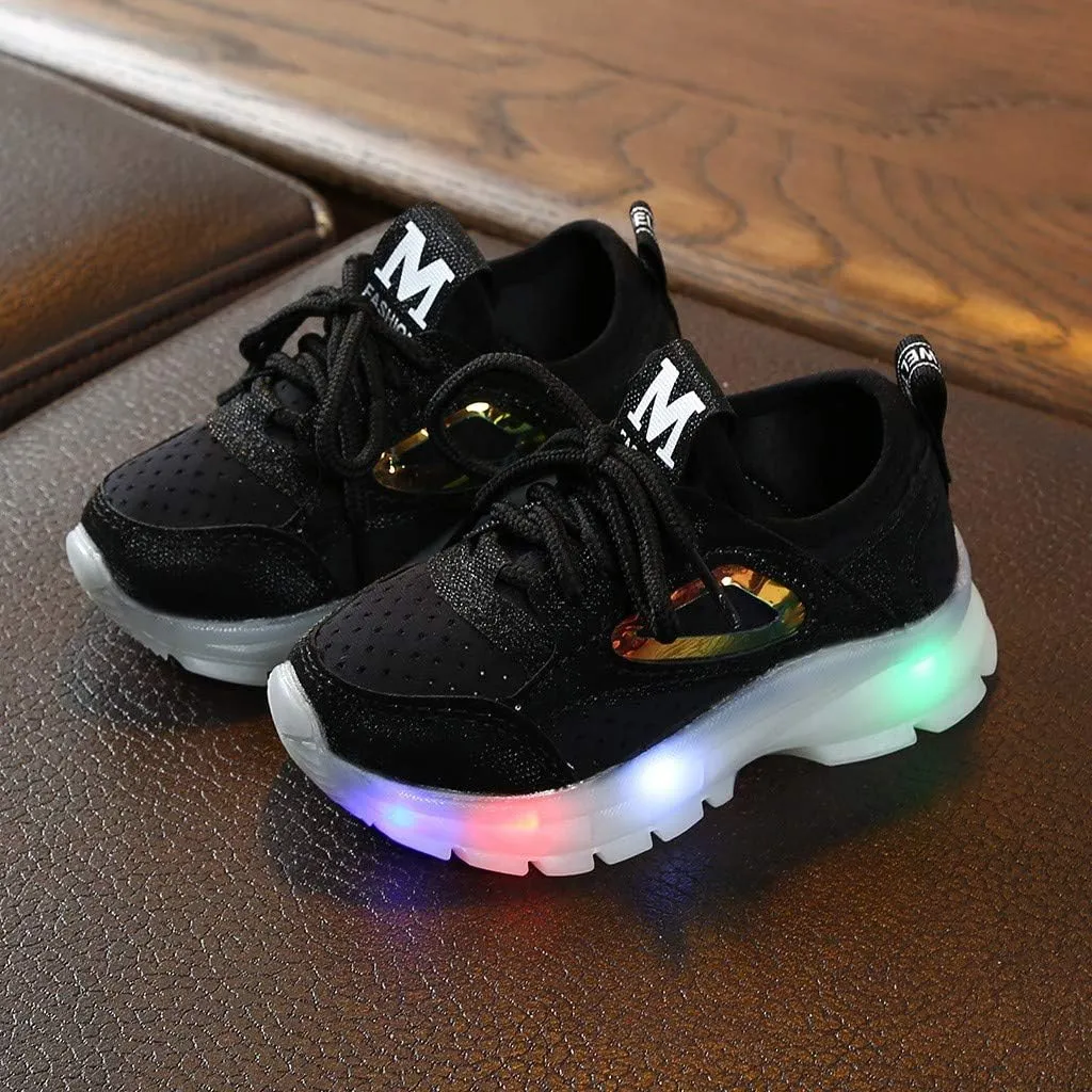 Toddler Boys Girls Sneakers Lace up Soft Sole Anti-Slip Shoes Mesh Breathable Lightweight Breathable Sneaker
