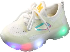 Toddler Boys Girls Sneakers Lace up Soft Sole Anti-Slip Shoes Mesh Breathable Lightweight Breathable Sneaker