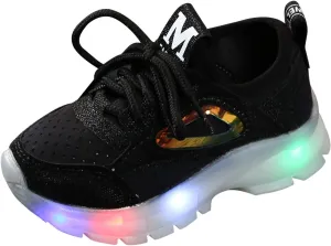 Toddler Boys Girls Sneakers Lace up Soft Sole Anti-Slip Shoes Mesh Breathable Lightweight Breathable Sneaker