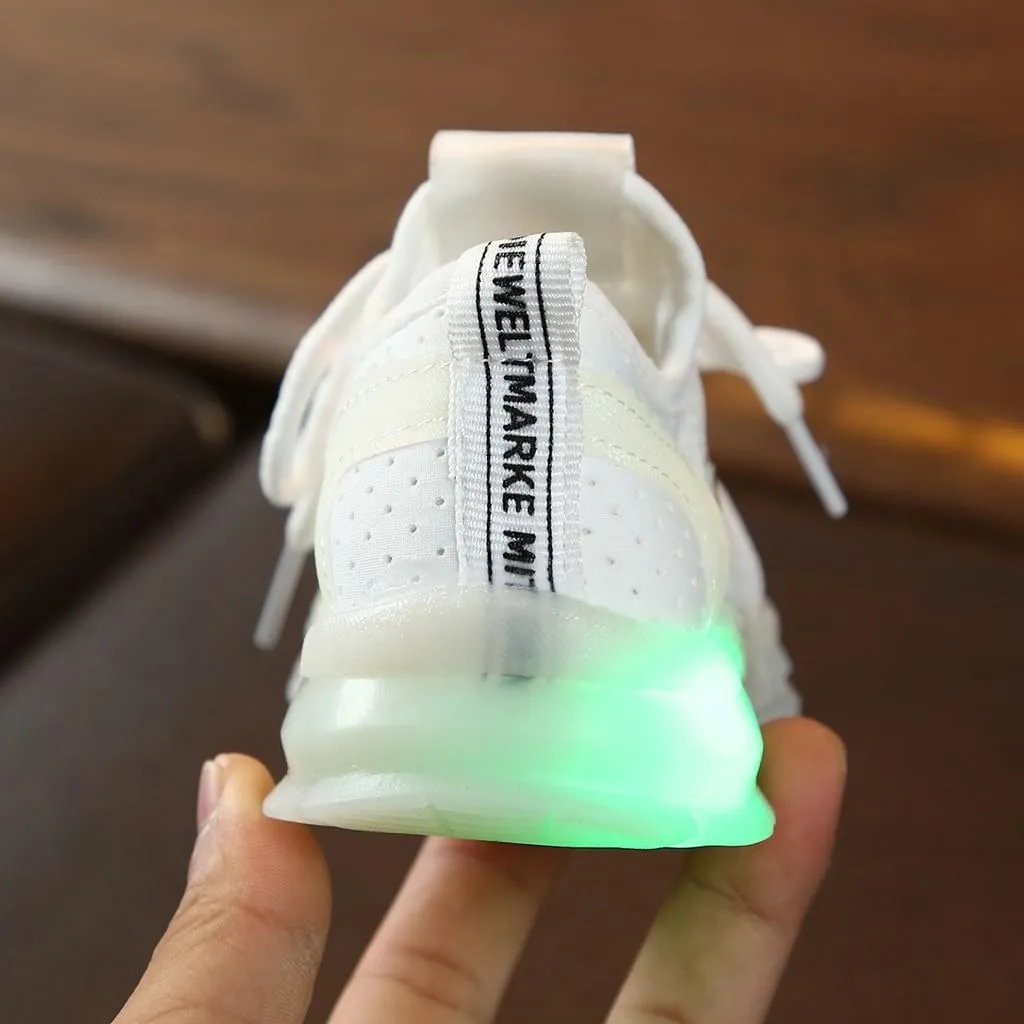 Toddler Boys Girls Sneakers Lace up Soft Sole Anti-Slip Shoes Mesh Breathable Lightweight Breathable Sneaker