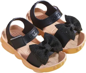 Toddler Girl Shoes Toddler Kids Infant Girls Soild Bowknot Princress Shoes Soft Sole Non Slip First Walkers