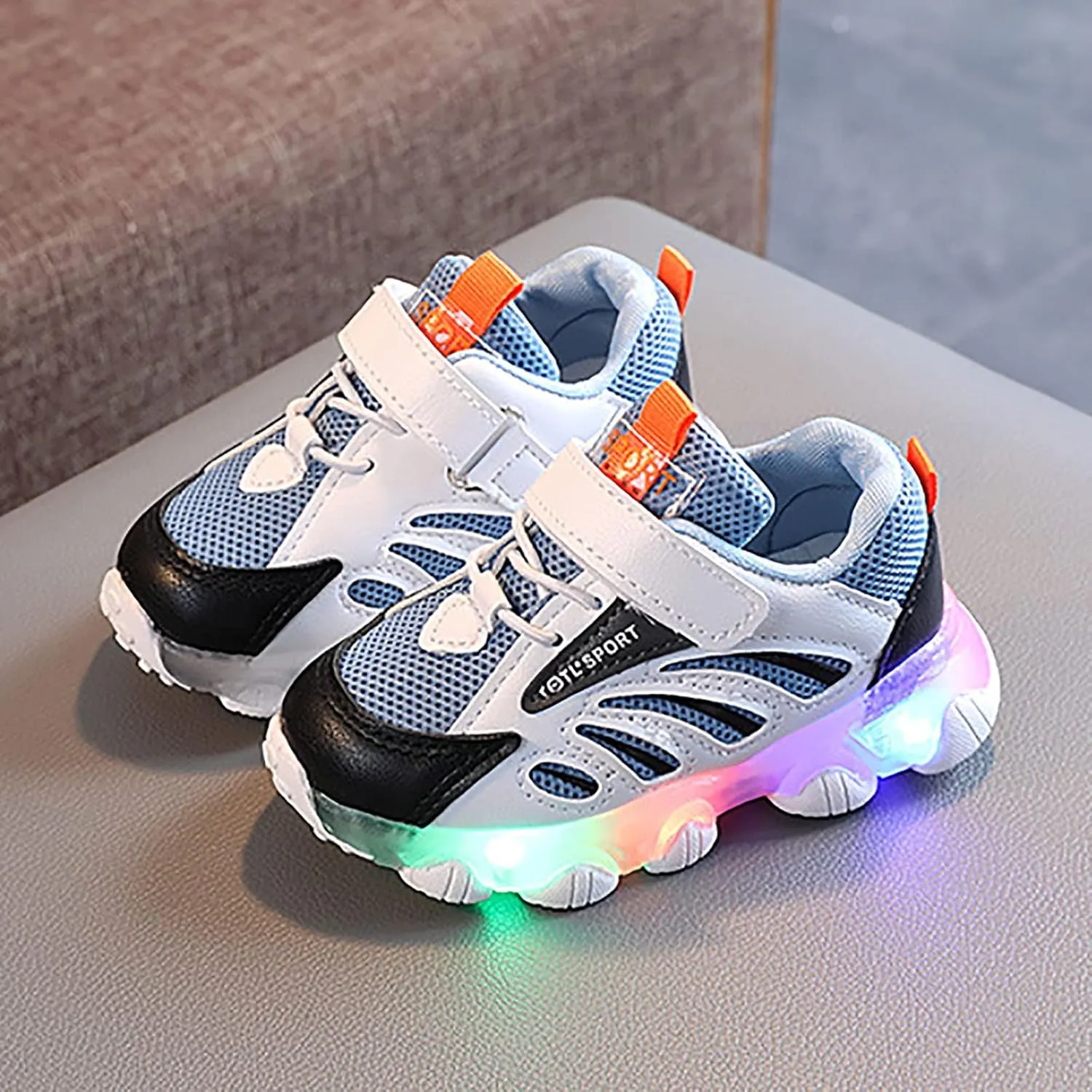 Toddler Size 9 Shoe Light Shoes Kids Baby Girls Led Sport Children Luminous Bling Baby Shoes Baby Boy Soft Sole Sneakers