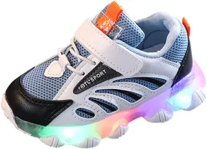 Toddler Size 9 Shoe Light Shoes Kids Baby Girls Led Sport Children Luminous Bling Baby Shoes Baby Boy Soft Sole Sneakers