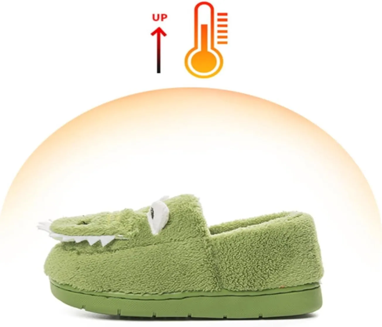 Toddler Slippers Winter Girl Boy Cute Dinosaur House Slipper Kids Warm Fuzzy Slippers Soft Plush Indoor Baby Shoes