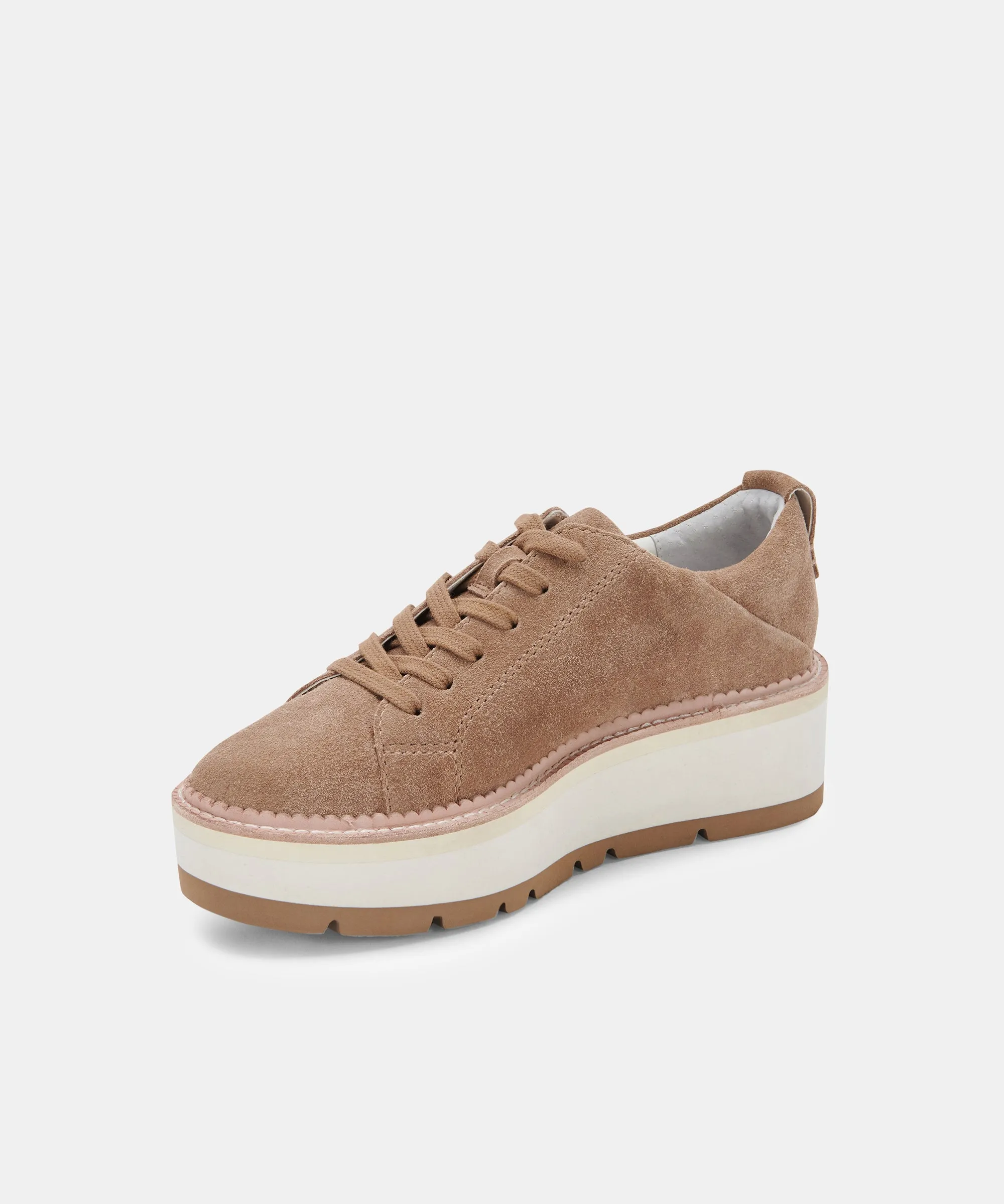 TOYAH SNEAKERS TRUFFLE SUEDE re:vita