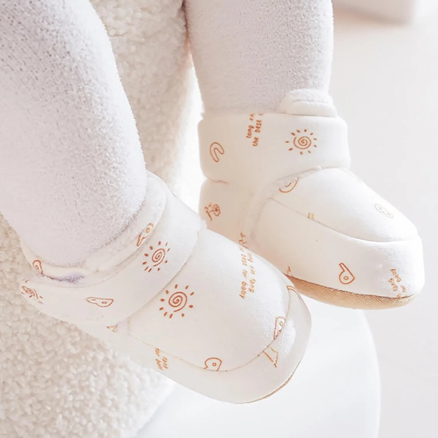 Winter Infant Toddler Shoes Boys Girls Baby Shoes Soft Sole Slip On Shoes Cute Animal Decoration Warm Pipsqueak Shoes