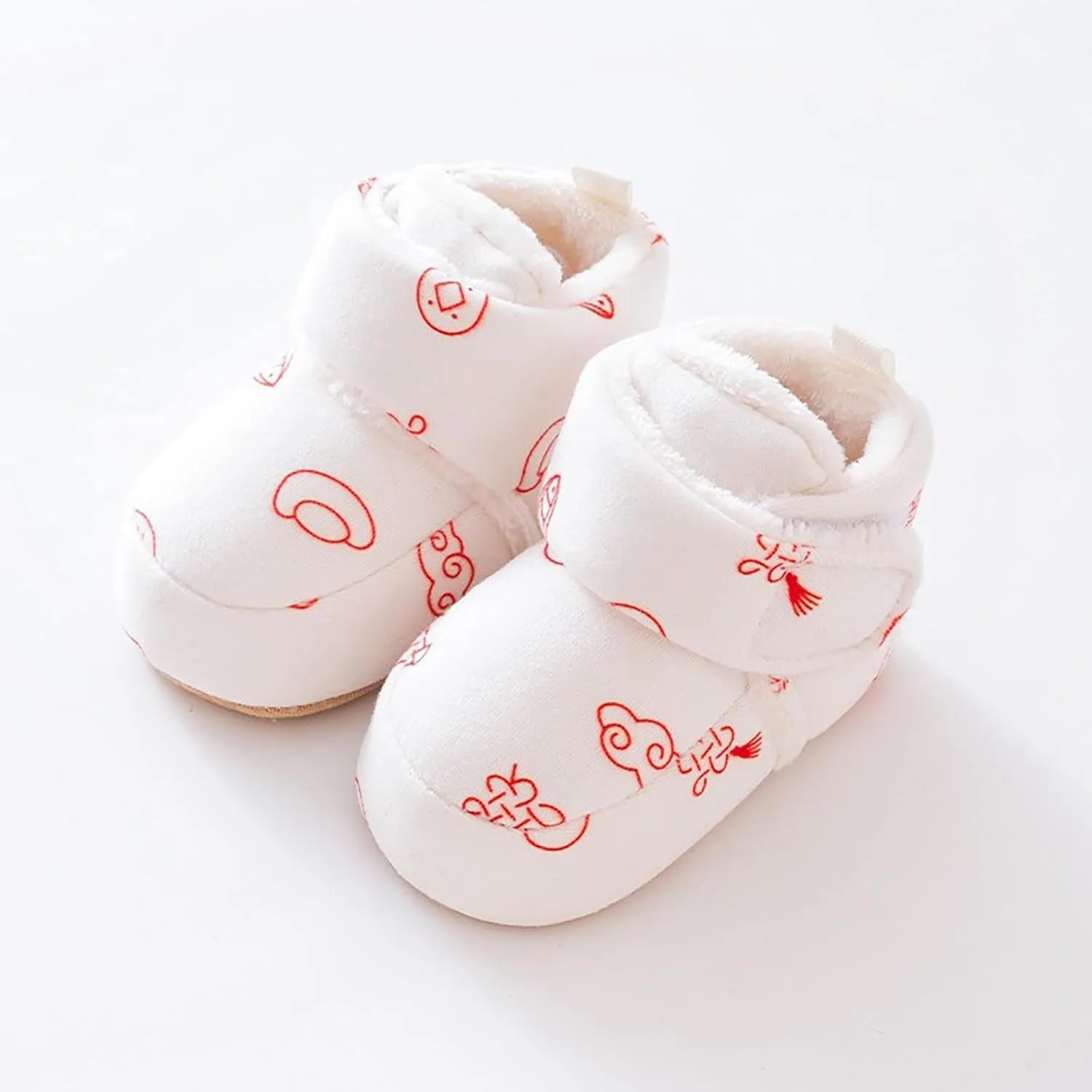 Winter Infant Toddler Shoes Boys Girls Baby Shoes Soft Sole Slip On Shoes Cute Animal Decoration Warm Pipsqueak Shoes