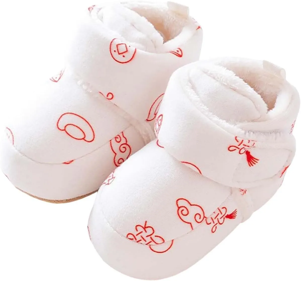 Winter Infant Toddler Shoes Boys Girls Baby Shoes Soft Sole Slip On Shoes Cute Animal Decoration Warm Pipsqueak Shoes