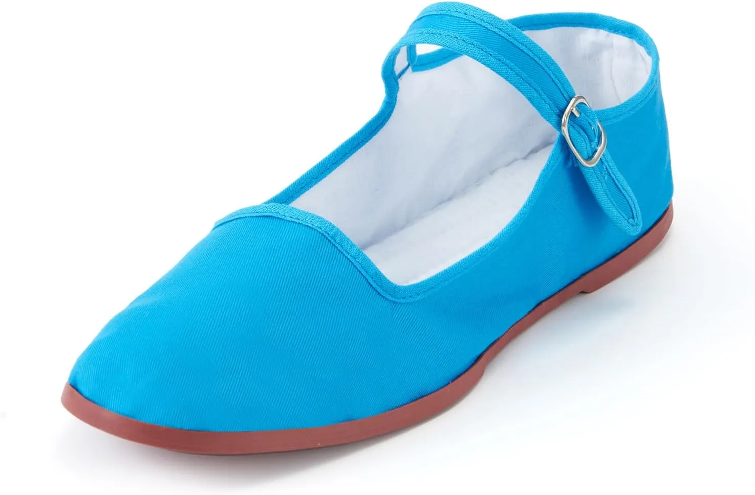 Womens Cotton Mary Janes, Classic China Flats, Chinese Slippers, Kung Fu China Baby Doll Tai Chi Shoes
