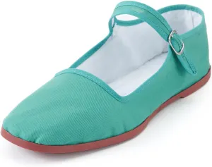 Womens Cotton Mary Janes, Classic China Flats, Chinese Slippers, Kung Fu China Baby Doll Tai Chi Shoes