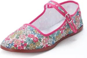 Womens Cotton Mary Janes, Classic China Flats, Chinese Slippers, Kung Fu China Baby Doll Tai Chi Shoes